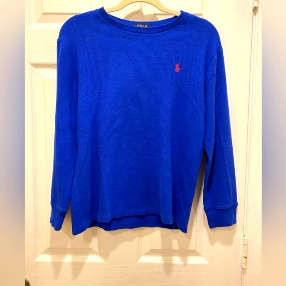 Polo Ralph Lauren Thermal,  boys sz XL(16-18),Royal BLUE.